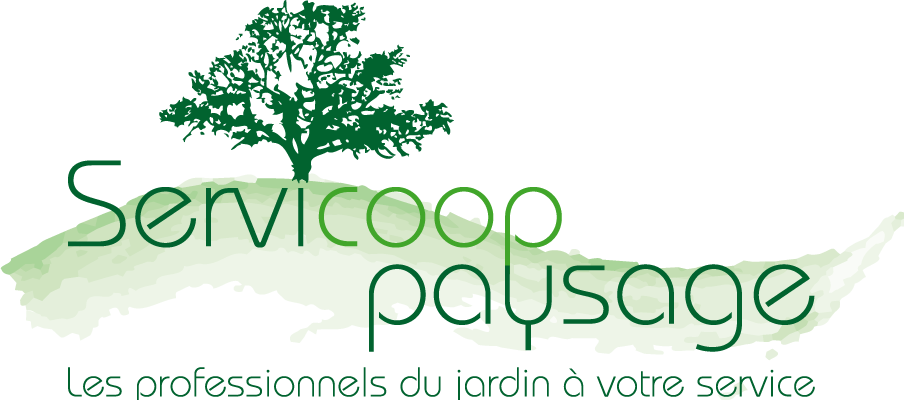 Logo Servicoop paysage, AMJ Paysage, paysagiste à Commequiers